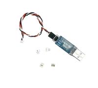 CJAXCG Mini Unidad de Sonido de Motor programable TBS for Orlandoo F150 OH35P01 for camión JJ Q64 Q65 Kit Micro RC Car Crawlers(Program USB Cable)