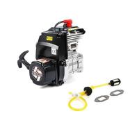CJAXCG Motor refrigerado por Aire de 2 Tiempos, 71CC, 4 Pernos, con carburador WJ71/NGK CMR7H, Ajuste de Chispa for 1/5 HPI ROFUN BAHA ROVAN KM FG(Fit for LT)