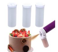 Cjeuxnr Aerógrafo manual para pasteles, kit de pistolas de pulverización para pasteles, herramientas de decoración de pasteles con purpurina para mousse, pasteles, cupcakes, galletas y postres