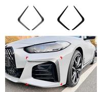 CJGYP Cubierta de ventilación del Parachoques Delantero del Coche, divisores, alerón Lateral para BMW G24 G26 420i 420d I4 M50 2020-2024,Carbon Look