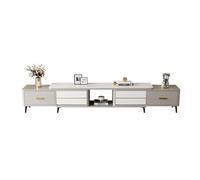 CJHFR472SG Consola Multimedia Mesa de Centro de Pizarra, Mueble de TV, combinación Moderna y Sencilla, Mueble de Suelo de Madera Maciza for el hogar, Mueble de TV retráctil Centro de Entretenimiento