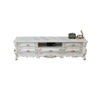 CJHFR472SG Consola Multimedia Mesa de Centro y Mueble de TV, combinación Moderna, Minimalista, Sala de Estar, pequeño apartamento, Mueble de TV de mármol Centro de Entretenimiento