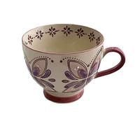 CJHFR472SG Hogar Taza de cerámica colores bajo vidriado pintada a mano for desayuno, taza cereales y leche, for beber en casa, té la tarde for oficina, café Decoración