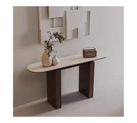 CJHFR472SG Home - Mesa consola decorativa moderna - Mesa de entrada con base de metal para sala de estar, sofá moderno, mesa de consola de TV detrás del sofá