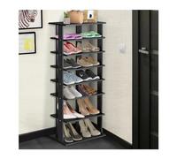 CJHFR472SG Independiente Zapatero Doble de 7 Niveles, práctico Estante Independiente, estantes de Almacenamiento concisos Estanteria Zapatos