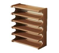 CJHFR472SG Independiente Zapatero, Puerta de casa Multicapa pequeño Estrecho Entrada fácil Almacenamiento Ahorro Espacio Estanteria Zapatos