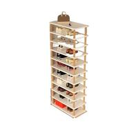 CJHFR472SG Independiente Zapatero Puerta De Casa Simple Multicapa Pequeño Dormitorio Estrecho Zapatero Estanteria Zapatos(Blanco)