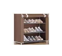 CJHFR472SG Independiente Zapatero Sencillo for Puerta, Carcasa de Alquiler a Prueba de Polvo for el hogar, con Armario for Zapatos, Dormitorio, Multicapa, Gran Capacidad Estanteria Zapatos(Bruin)