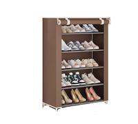 CJHFR472SG Independiente Zapatero Sencillo Multicapa de Gran Capacidad for Dormitorio, Puerta for el hogar, Carcasa de Alquiler a Prueba de Polvo con Armario for Zapatos Estanteria Zapatos(Bruin)