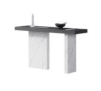 CJHFR472SG Inicio Mesa de Entrada de Madera, Mesa Consola for Pasillo, Mesa Auxiliar Moderna y Estrecha for sofá for Entrada, Sala de Estar, vestíbulo Detrás del sofá(Blanco,Pequeño)