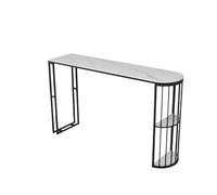CJHFR472SG Mesa de Bar Ligera y Lujosa de Tablero de Roca, Sencilla, Alta, for Cocina, Comedor, con Patas de Metal Resistentes.(Pequeño)