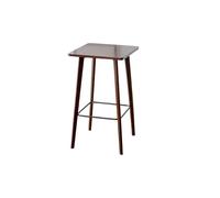 CJHFR472SG Mesa de Comedor de Madera for Cocina, Sencilla, Cuadrada, for Ocio, Mesa de Pub Alta for Espacios Estrechos(Bruin)