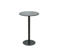 CJHFR472SG Mesa Redonda de Hierro Moderna, Ideal for Interiores y Exteriores, Ideal for Patios, caravanas, Catering, Fiestas y Eventos comerciales.(Negro)