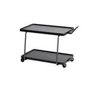 CJHFR472SG Moderna Carro móvil, Mesa Auxiliar pequeña for Almacenamiento de sofá, Mesa de Centro for el hogar, Carrito de Comedor, (Negro) Muebles de Salon