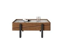 CJHFR472SG Moderna Juego de Mesa de Centro Cuadrada Ajustable Minimalista Moderna con diseño Que Ahorra Espacio for Salas de Estar pequeñas Muebles de Salon