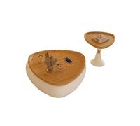 CJHFR472SG Moderna Juego de Mesa de Centro de Madera Maciza for Sala de Estar de Estilo rústico, Perfecto for decoración Moderna o Tradicional, Ideal for Espacios pequeños Muebles de Salon