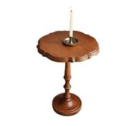 CJHFR472SG Moderna Lado del sofá, Esquina de Madera de Lujo Plana Redonda pequeña, Redonda pequeña de Ocio Muebles de Salon