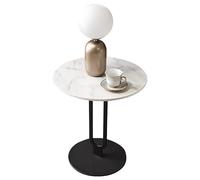 CJHFR472SG Moderna Mesa Auxiliar de sofá Redonda, mesita de Noche Minimalista for Sala de Estar, Mesa Auxiliar de Esquina compacta, Ideal for Uso doméstico Muebles de Salon