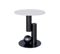 CJHFR472SG Moderna Mesa Auxiliar Redonda Minimalista for sofá o mesita de Noche, Mesa de Centro Moderna y Creativa for Sala de Estar, Mesa de té pequeña, mesita de Noche Muebles de Salon
