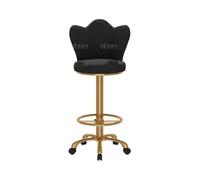 CJHFR472SG Moderna Mesa de Bar con Isla for cajero, Silla de Comedor, recepción, Respaldo for Sentarse, Taburete Alto, Silla de Metal Simple de Lujo Ligera for Uso doméstico Sillas de Bar(Negro)