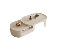 CJHFR472SG Moderna Mesa de Centro Ajustable, Mesa de Comedor Moderna Multifuncional for Sala de Estar, Mesa de té expandible Que Ahorra Espacio, Muebles for el hogar Muebles de Salon