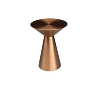 CJHFR472SG Moderna Mesa de Centro pequeña, Mesa Redonda Metal, Auxiliar móvil Simple Adecuada for Sala Estar/Dormitorio, for Tienda té con Leche Muebles de Salon(Pequeño)