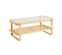 CJHFR472SG Moderna Mesa de Centro pequeña Rectangular con Almacenamiento, Ideal for Sala de Estar y Dormitorio. Muebles de Salon