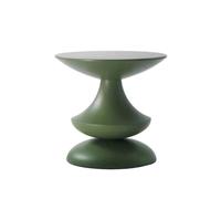 CJHFR472SG Moderna Mesa de Centro Redonda for Sala de Estar, Mesa Auxiliar de sofá Moderna, mesita de Noche pequeña for Dormitorio, diseño Elegante Muebles de Salon(Green)