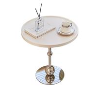 CJHFR472SG Moderna Mesa de Centro Redonda pequeña for Sala de Estar, Mesa Auxiliar Minimalista for sofá, Mesa Auxiliar Creativa, Perfecta for Espacios pequeños Muebles de Salon