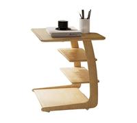 CJHFR472SG Moderna mesa de centro simple puede mover esquinas, mesa de sofá de sala de estar mesa de madera balcón pequeña mesa simple