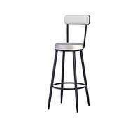 CJHFR472SG Moderna Silla de Bar con Bolsa Suave Industrial, Taburete Alto for recepción, Restaurante, cafetería, Isla, Mesa, Silla Sillas de Bar(Silver)