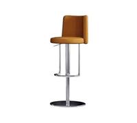 CJHFR472SG Moderna Silla de Bar con Respaldo de Lujo, Ligera y Moderna, Estilo escandinavo, Silla de cajero con elevación Simple, Taburete Alto Giratorio, Silla de Bar Sillas de Bar(Orange)
