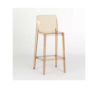 CJHFR472SG Moderna Silla de Bar de acrílico Transparente, cafetería Creativa, Tienda de té de la Leche, Banco de Bar, luz de Lujo for el hogar, Silla Simple de Base Alta Sillas de Bar
