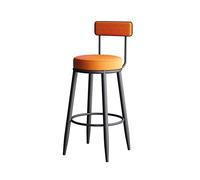 CJHFR472SG Moderna Silla de Bar de Hierro nórdico, Silla con Respaldo de Patas Altas, Sencilla, Moderna y Lujosa, Banco de Isla for Restaurante Sillas de Bar