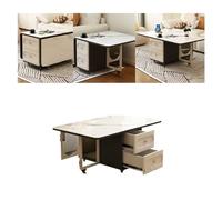 CJHFR472SG Moderna Sofá Multifuncional con Borde Plegable, Varios carritos for el hogar, gabinete Lateral Que se Puede Mover en la Sala de Estar pequeña Muebles de Salon