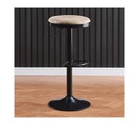 CJHFR472SG Moderna Taburete Alto con Silla de Bar Sencilla y Moderna, Silla de Comedor Ajustable en Altura con rotación de 360 Grados (67-80cm) Sillas de Bar(Negro)