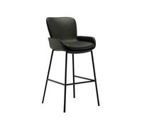 CJHFR472SG Moderna Taburete de Bar Sencillo Home Island de 75 cm de Alto, Taburete de Bar Moderno de Lujo Ligero, Silla Alta Sillas de Bar(Negro)