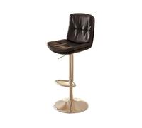 CJHFR472SG Moderna Taburete de Bar, Silla de cajero, Taburete Alto, Taburete de Bar, Taburete Elevador for el hogar, Silla con Respaldo, Silla Alta Comercial Sillas de Bar(Negro)