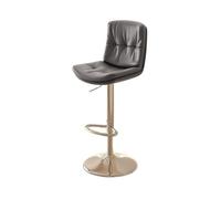 CJHFR472SG Moderna Taburete de Bar, Silla de cajero, Taburete Alto, Taburete de Bar, Taburete Elevador for el hogar, Silla con Respaldo, Silla Alta Comercial Sillas de Bar(Dark Gray)