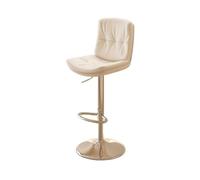 CJHFR472SG Moderna Taburete de Bar, Silla de cajero, Taburete Alto, Taburete de Bar, Taburete Elevador for el hogar, Silla con Respaldo, Silla Alta Comercial Sillas de Bar(Beige)