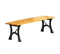 CJHFR472SG Moderno Banco de jardín for terraza sin Respaldo, de Hierro Fundido, for Porche, Parque, Patio, Asiento de Ocio al Aire Libre Patio(120cm)