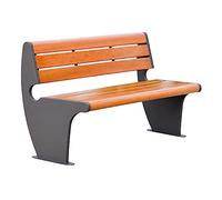 CJHFR472SG Moderno Banco de Parque con Respaldo, Moderno sillón de Exterior, Ideal for Jardines, Parques, Patios y terrazas. Patio(150x60x80CM)