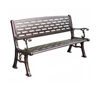 CJHFR472SG Moderno Banco de terraza for Parque al Aire Libre, de Aluminio Fundido de Cobre Vintage, Ideal for Patio, Porche, Entrada o Patio Trasero. Patio