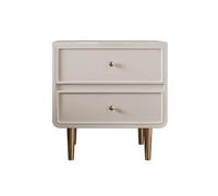 CJHFR472SG Moderno Gabinete de Almacenamiento de Madera Maciza Blanca con cajones, mesita de Noche de Madera Maciza, gabinete pequeño for Sala de Estar, Dormitorio, Sala de Estudio Práctico