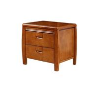 CJHFR472SG Moderno Gabinete de Almacenamiento de Madera Maciza con cajones, mesita de Noche con Dos cajones, gabinete pequeño for Sala de Estar, Dormitorio, Sala de Estudio Práctico