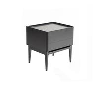CJHFR472SG Moderno Gabinete de Almacenamiento de Madera Maciza de Color Negro/Madera con cajones, gabinete pequeño for Sala de Estar, Dormitorio, Estudio, Libros, lámparas, etc. Práctico(Negro)