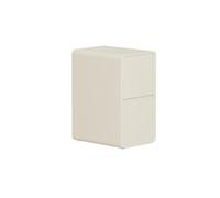 CJHFR472SG Moderno Gabinete de Almacenamiento de Madera Maciza en Color Blanco con Dos cajones, mesita de Noche, archivador de Madera Maciza for Sala de Estar, Dormitorio, Sala de Estudio Práctico