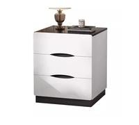 CJHFR472SG Moderno Mesilla de Noche Minimalista for Dormitorio, mesita de Noche, Estante de Almacenamiento for el Extremo de la Cama, gabinete de Almacenamiento pequeño Práctico