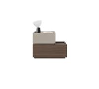 CJHFR472SG Moderno Mesita de Noche de Colores coordinados, aparador con gabinete de Almacenamiento de Piso de Madera Maciza con Dos cajones, archivador for Sala de Estar y Dormitorio Práctico
