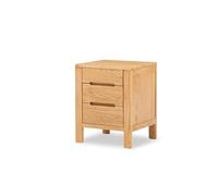 CJHFR472SG Moderno Mesita de Noche de Madera Maciza, aparador de Almacenamiento en habitación, Color Madera Original, gabinete de Almacenamiento de 3 cajones for Dormitorio y Sala de Estar Práctico